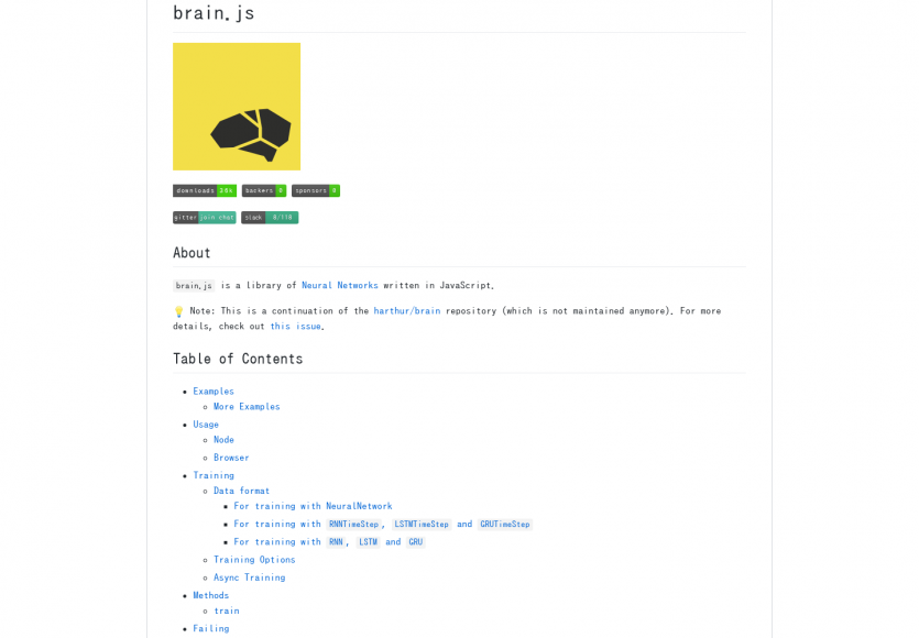 Brain.js: Une lib de Neural networks développée en Javascript