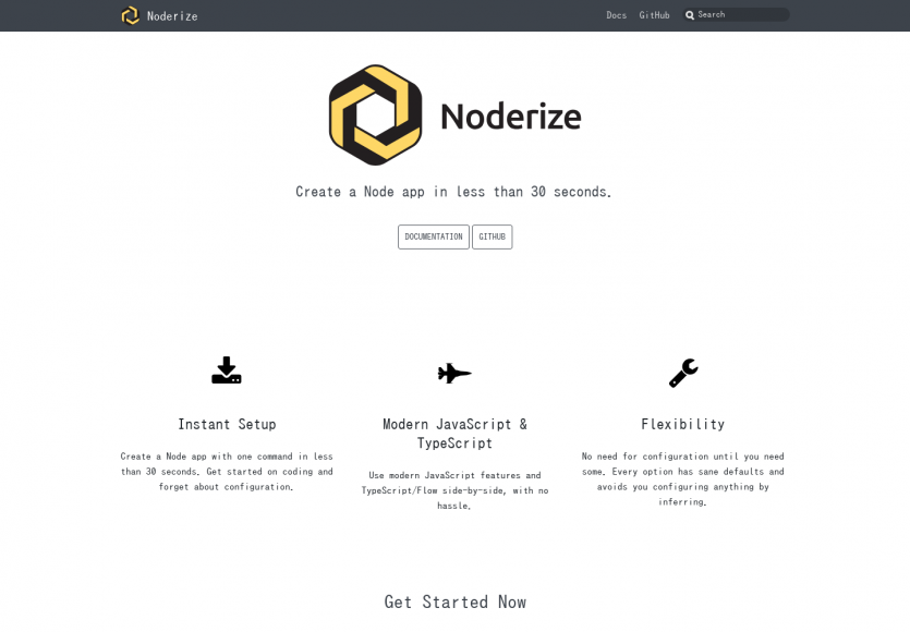 Noderize: Créez une app Node.js en 30 secondes