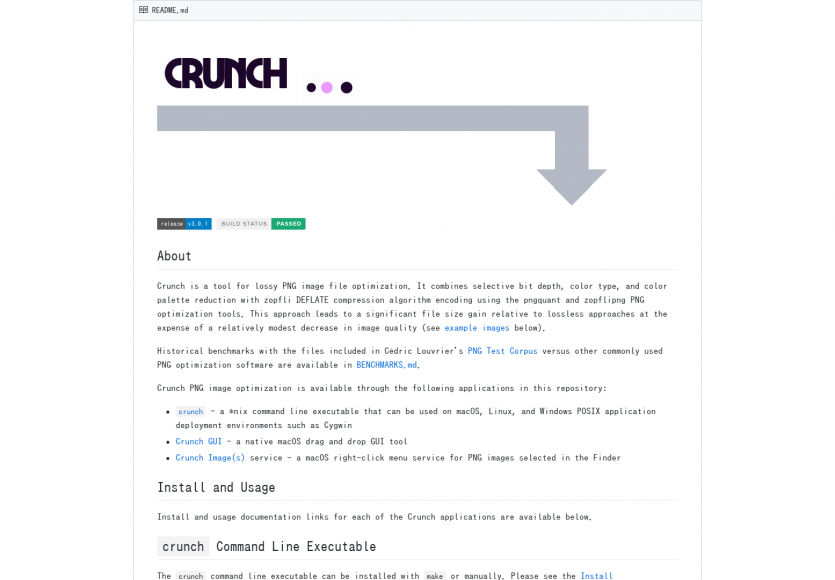 Crunch: Un outil d'optimisation des PNG efficace pour Mac OS