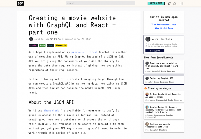 Créer un site sur le cinéma avec GraphQL et React