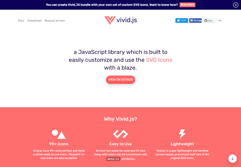 Vivid.js - Personnalisez et utilisez facilement des icônes SVG sur vos pages web