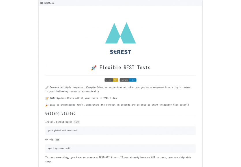 StREST: Testez vos API REST simplement avec des fichiers de config YAML