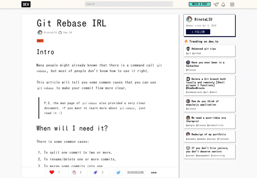 GIT Rebase: Comment bien utiliser la commande GIT