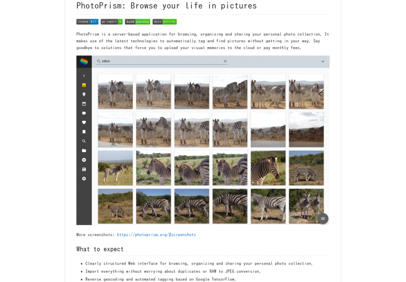 Photoprism : la plateforme pour trier et tagger vos photos automatiquement via TensorFlow