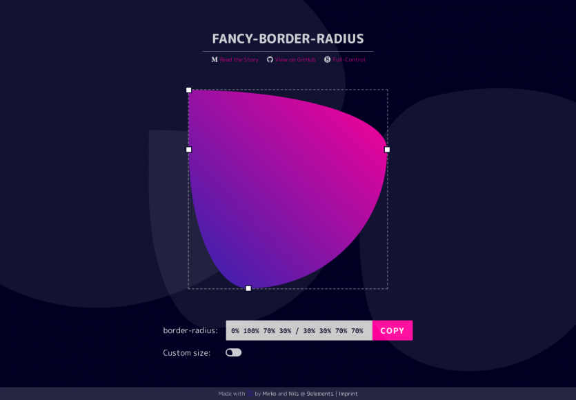 Fancy border radius : créez des formes modernes en CSS via du border-radius