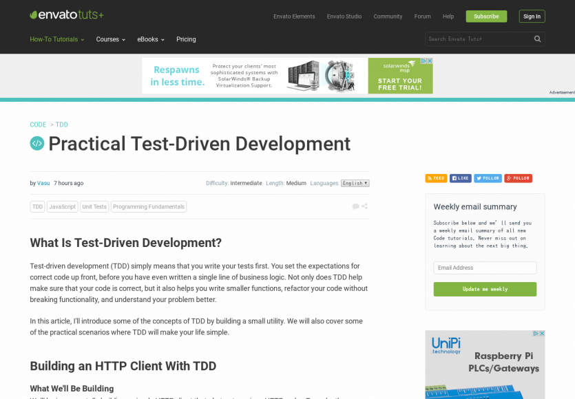 Pratiquer le TDD (Test Driven Development)