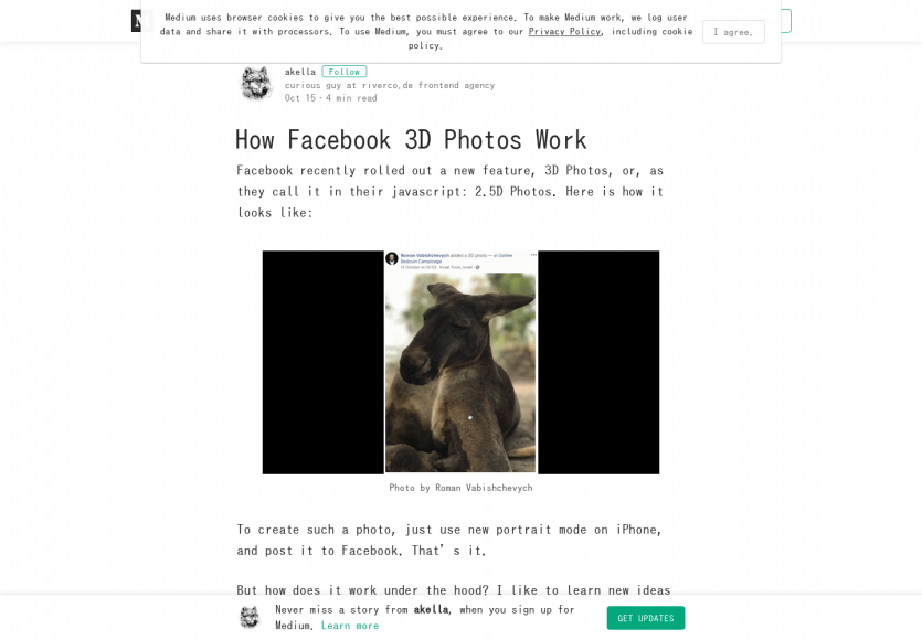 Comment fonctionnent les nouvelles photos 3D de Facebook