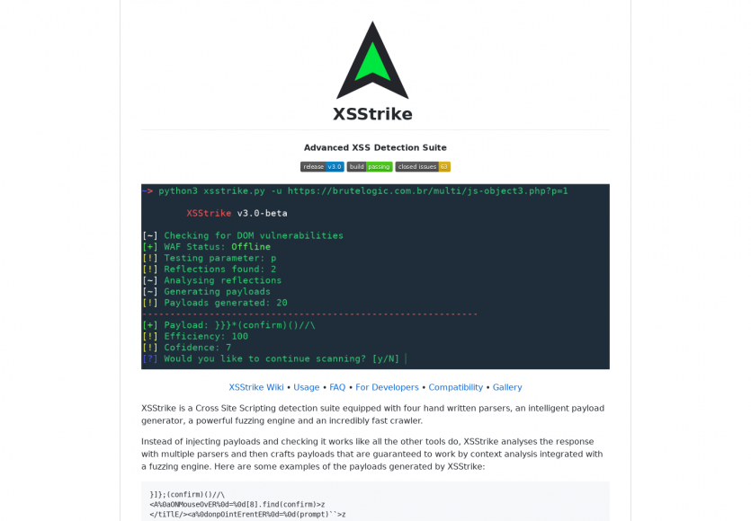XSStrike : une suite de détection de failles XSS avancée 