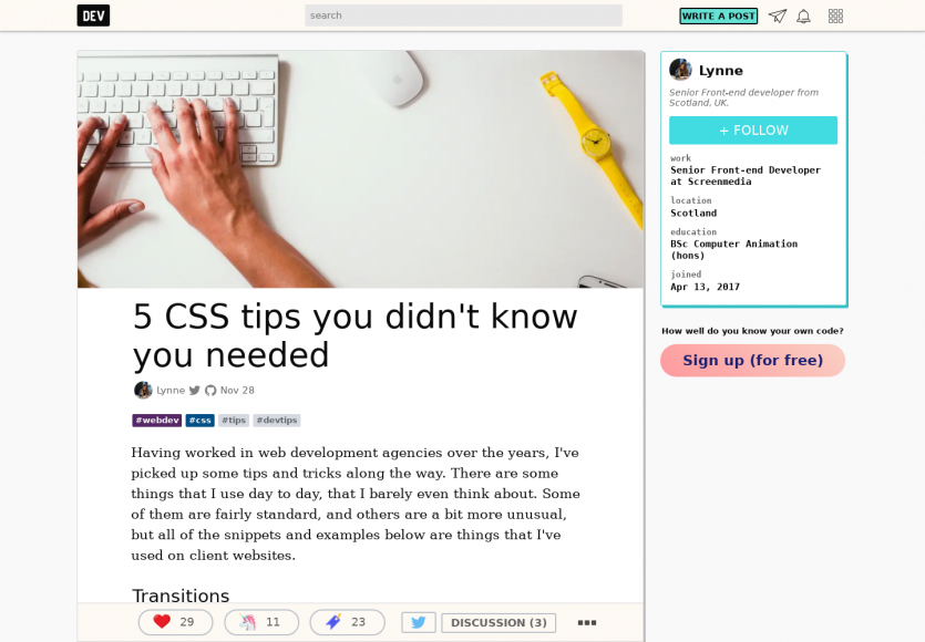 5 astuces CSS intéressantes à appliquer au quotidien