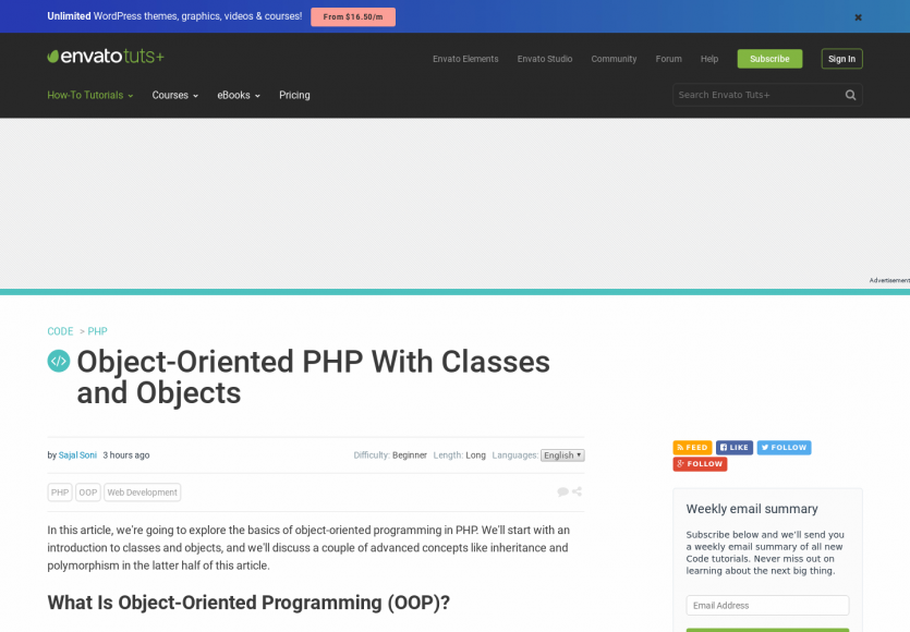Les bases de l'orienté objet en PHP pour les débutants