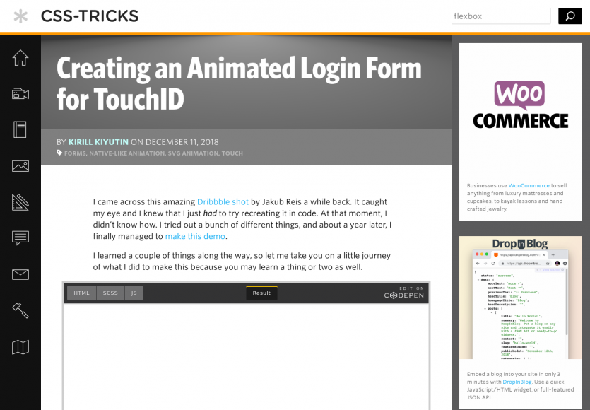 Créer une belle animation de login en reconnaissance d'empreinte digitale en CSS / JS