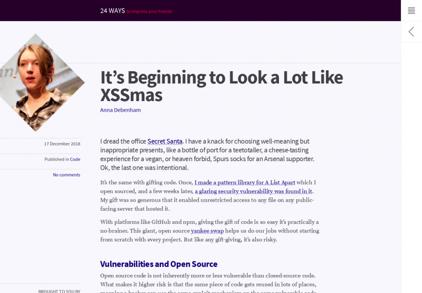 Les vulnérabilités dans l'open source, c'est XSSMas !