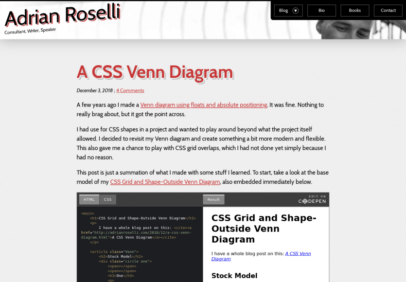 Réaliser un diagramme de Venn en CSS