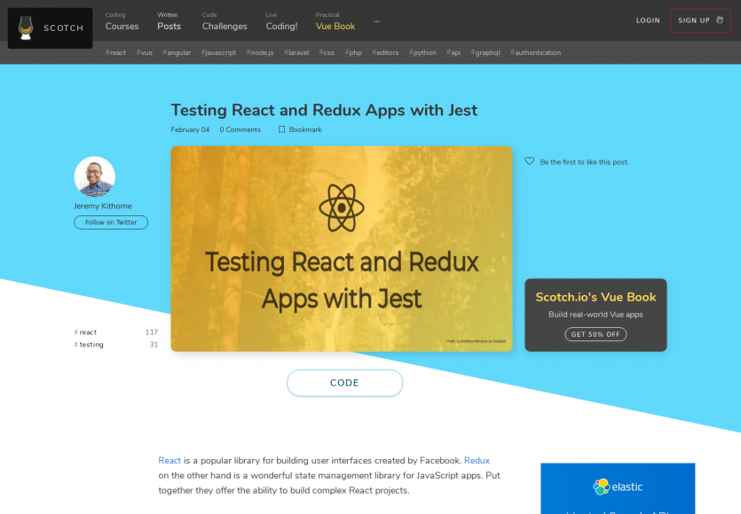 Tester vos apps React et Redux avec Jest