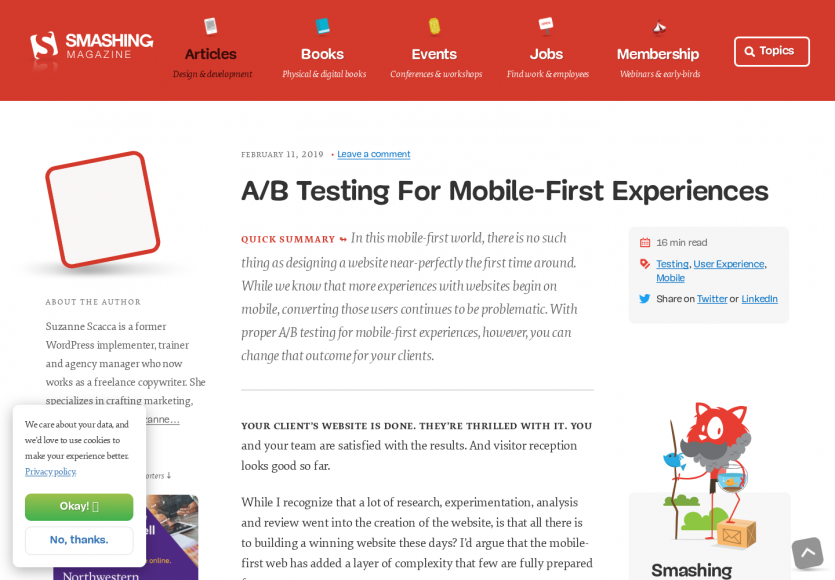 Guide A/B Testing pour des expériences Mobiles-First