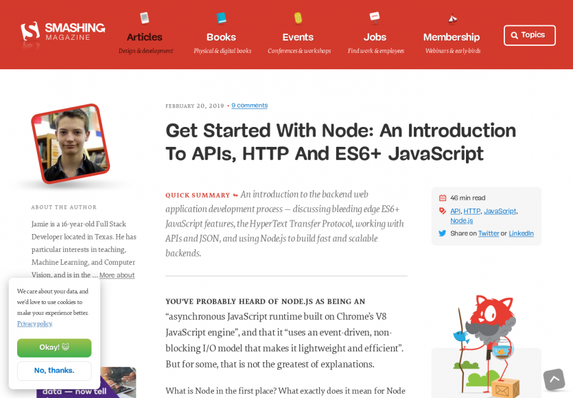 Démarrer le dev avec Node.js : une intro aux APIs, HTTP et ES6+ JavaScript