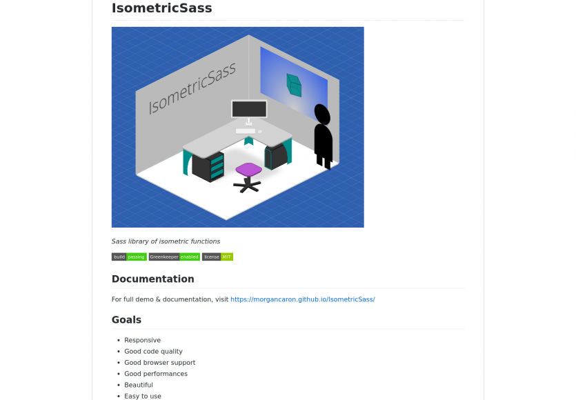 IsometricSass: Une lib Sass composée de fonctions isométriques