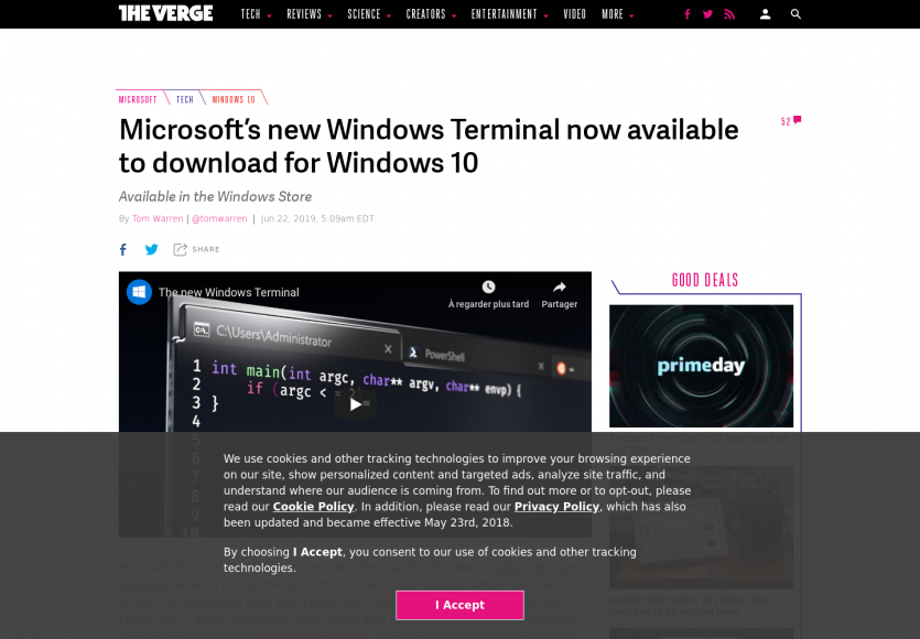 Le nouveau Terminal Windows disponible en téléchargement