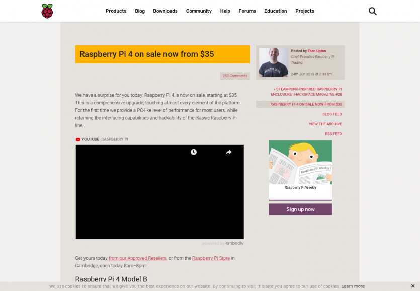 Focus sur le nouveau Raspberry Pi 4