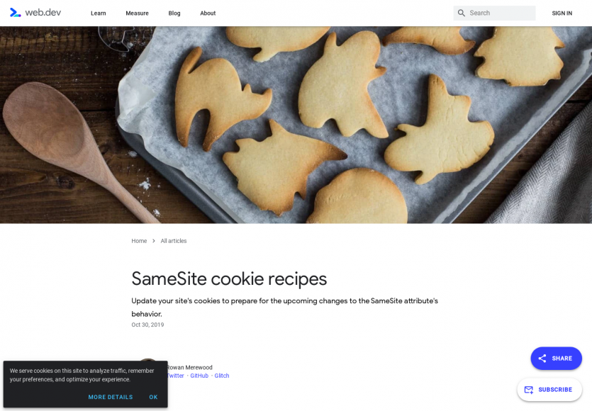 Préparez votre site à l'arrivée de l'attribut SameSite pour vos cookies