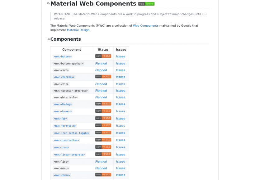 Material Web Components : des Web Components maintenus par Google en Material Design