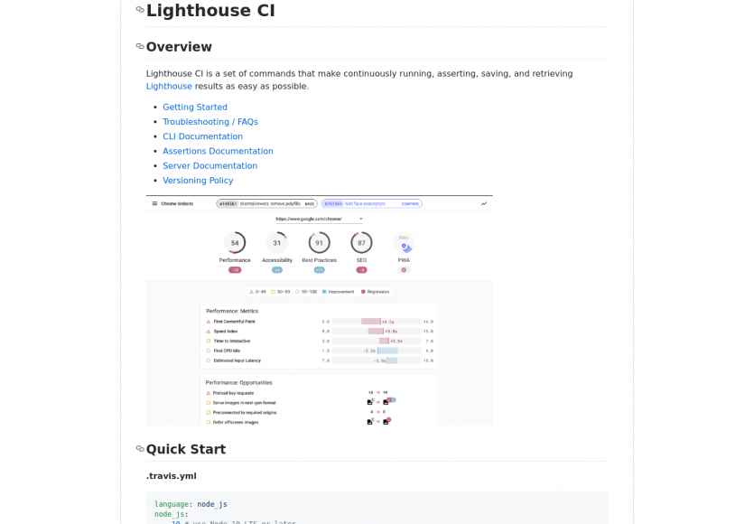 Lighthouse CI : automatisez les tests de vos pages web sur Lighthouse dans votre CI