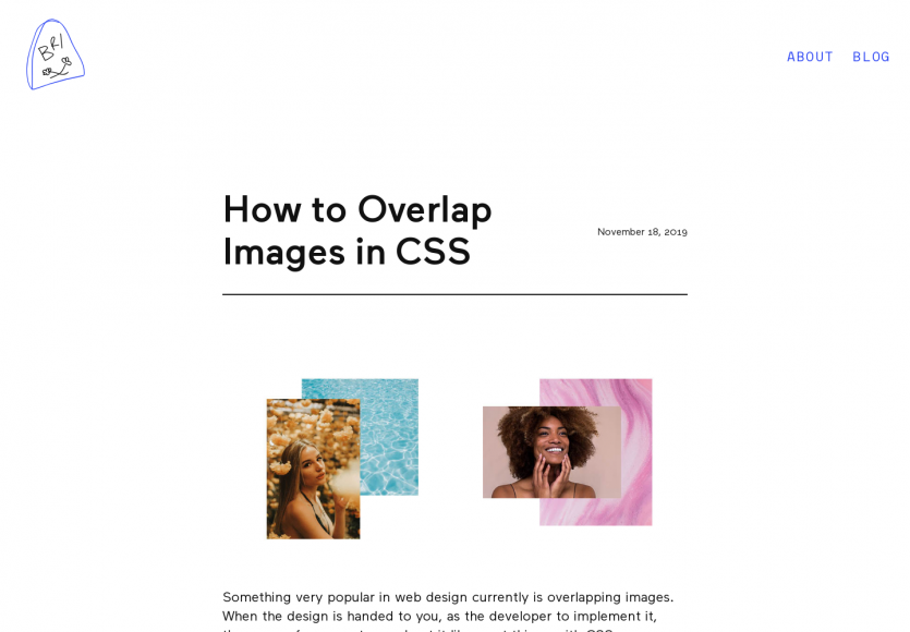 Comment faire du chevauchement d'images en CSS