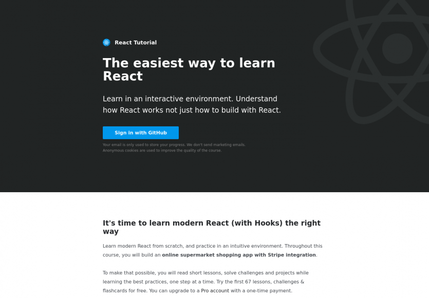 Un tutoriel interactif pour apprendre à développer avec React.js