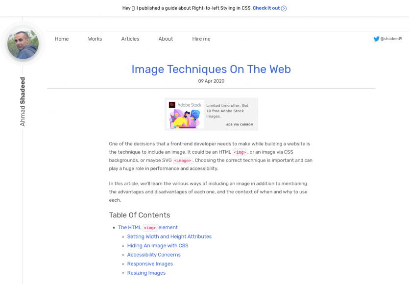 Un guide avec plein d'astuces et techniques sur les images en web