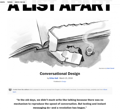 Conversational Design