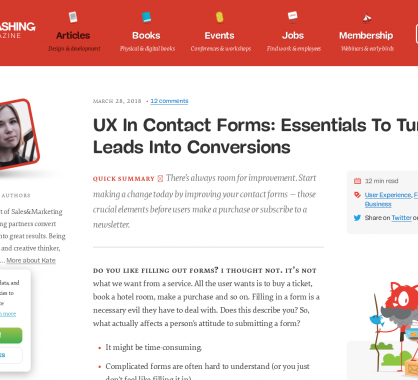 L'UX dans les formulaires de contact pour optimiser les conversions