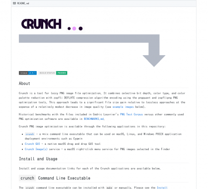 Crunch: Un outil d'optimisation des PNG efficace pour Mac OS