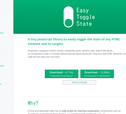 Easy Toggle State: Une lib JS pour changer facilement la classe d'un élément sur un event donné