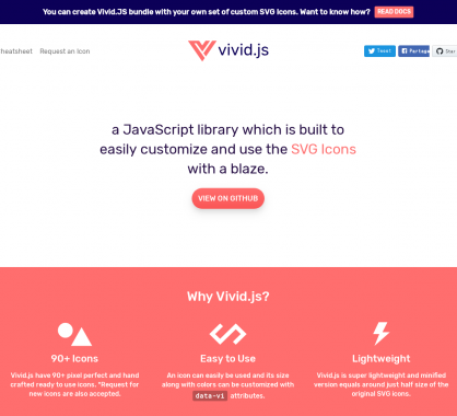 Vivid.js - Personnalisez et utilisez facilement des icônes SVG sur vos pages web