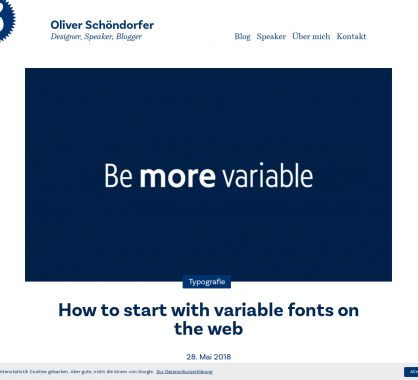 Comment commencer à utiliser les fonts variables sur le web