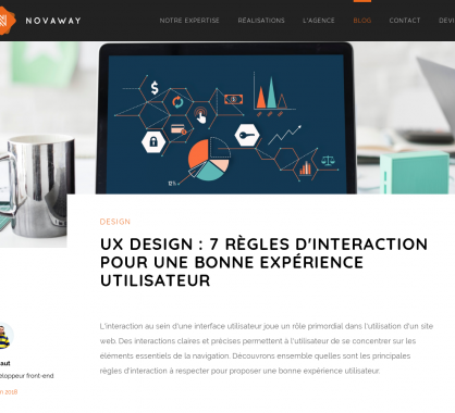 UX Design: 7 règles d'interaction à suivre pour une bonne expérience utilisateur