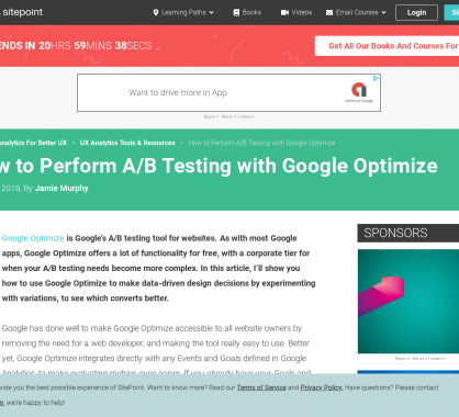 Comment faire de l'A/B Testing avec Google Optimize