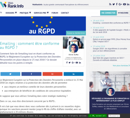 Comment être compatible RGPD dans vos campagnes d'emailings