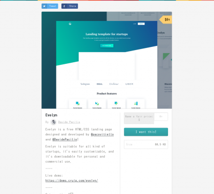 Une landing page pour startups en HTML/CSS à télécharger gratuitement