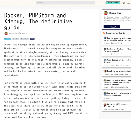 Bien utiliser et configurer Xdebug avec PhpStorm sur Docker