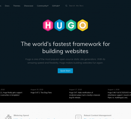 hugo: Un générateur de sites statiques avancé développé en Go