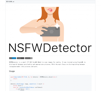 NSFWDetector: Un outil de détection des images pornographiques vs nudité