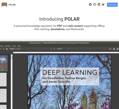 Polar : une app Electron permettant de créer votre base de connaissances avec PDF et captures web annotéeu