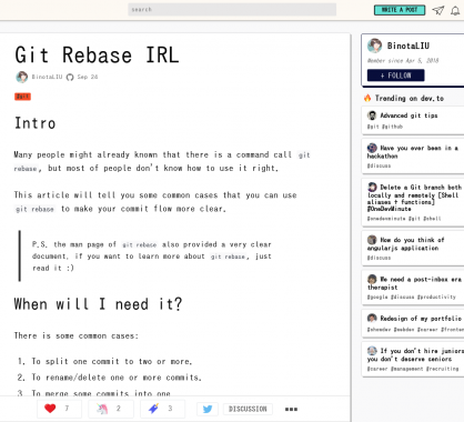 GIT Rebase: Comment bien utiliser la commande GIT