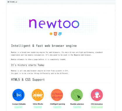 Newtoo : un nouveau moteur de rendu pour navigateurs web prometteur