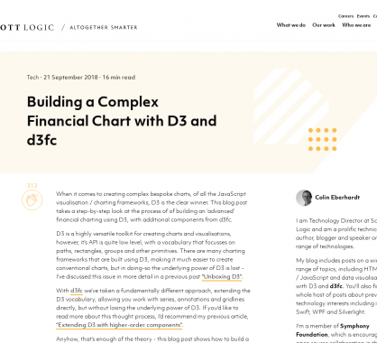 Créer un graphe financier complexe avec D3.js et d3fc