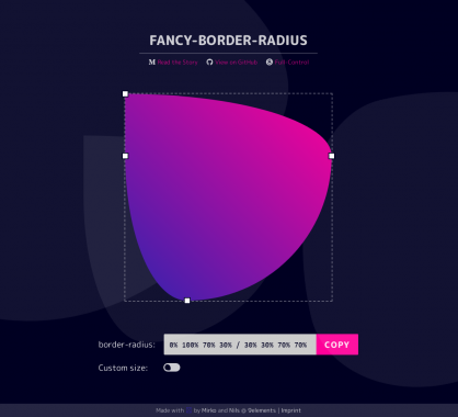 Fancy border radius : créez des formes modernes en CSS via du border-radius