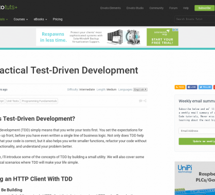 Pratiquer le TDD (Test Driven Development)