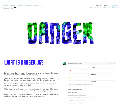 Danger.js - Un outil d'aide aux code reviews intégré à votre process de deploiement auto