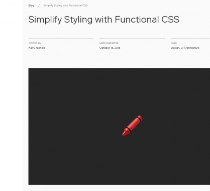 Simplifier le styling de pages web avec du CSS fonctionnel